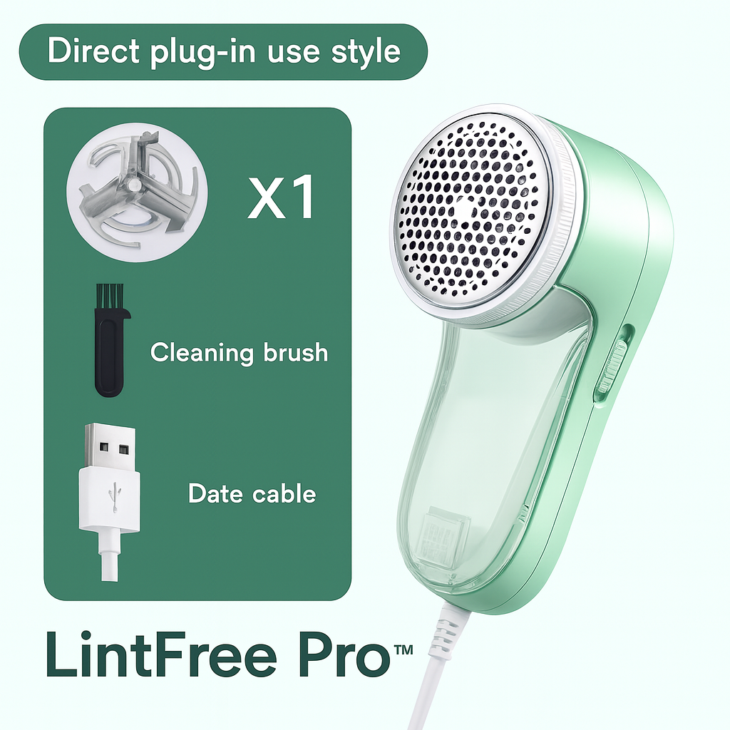 LintFree Pro™ → Clean, professional, solves the problem.